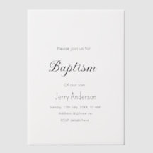 Katholieke doop kinder moderne eenvoudige QR minim