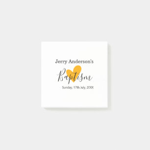 Katholieke doop kinderen modern eenvoudig QR minim Post-it® Notes
