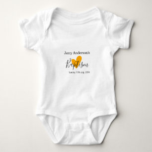 Katholieke doop kinderen modern eenvoudig QR minim Romper