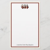 Katholieke Drie Hart Jezus Mary Joseph Religieuze Briefpapier (Voorkant)