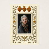 Katholieke Drie Harten Begrafenis Gebed Visitekaartje (Voorkant)