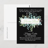 Katholieke EASTER Kaart Religieuze Bijbelprijsopga (Voorkant / Achterkant)