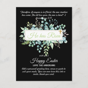 Katholieke EASTER Kaart Religieuze Bijbelprijsopga