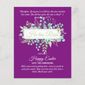 Katholieke EASTER Kaart Religieuze Bijbelprijsopga (Voorkant)