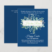 Katholieke EASTER Kaart Religieuze Bijbelprijsopga (Voorkant / Achterkant)