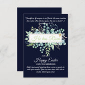 Katholieke EASTER Kaart Religieuze Bijbelprijsopga (Voorkant / Achterkant)