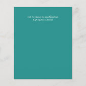 Katholieke EASTER Kaart Religieuze Bijbelprijsopga (Achterkant)