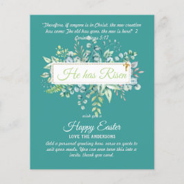 Katholieke EASTER Kaart Religieuze Bijbelprijsopga