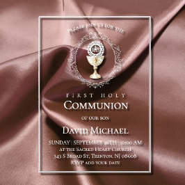 katholieke eerste communie Eucharistie Acryl Uitnodigingen