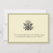 Katholieke Eerste Communie Jongen St. Joseph Kaart (Achterkant)