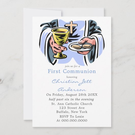 Katholieke Eerste Communie Kaart (Voorkant)