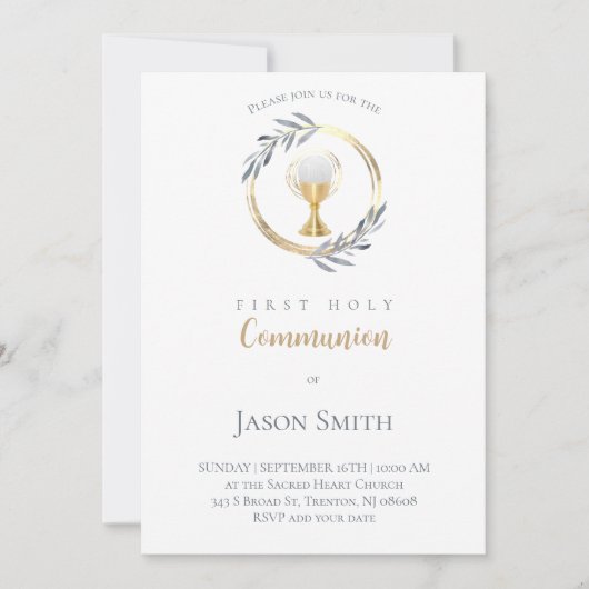 katholieke eerste goudcirkel van de gemeenschap kaart (Voorkant)