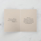 Katholieke Eerste Heilige Communie Dank u Bedankkaart (Binnen)