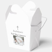 Katholieke eerste heilige communie eenvoudige QR m Bedankdoosjes (Open)