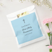 Katholieke eerste heilige communie eenvoudige QR m Bedankzakje (Gezegeld)