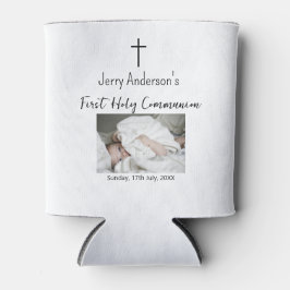 Katholieke eerste heilige communie eenvoudige QR m Blikjeskoeler
