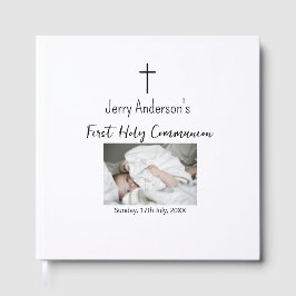 Katholieke eerste heilige communie eenvoudige QR m Gastenboek