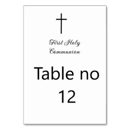 Katholieke eerste heilige communie eenvoudige QR m Kaart