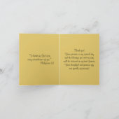 Katholieke Eerste Heilige Communie Eucharistie Dan Bedankkaart (Binnen)