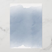 Katholieke Eerste Heilige Communie Folie Uitnodiging (Achterkant)