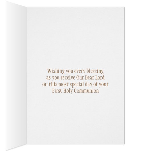 Katholieke Eerste Heilige Communie Jezus Kind (Binnen (Rechts))