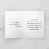 Katholieke Eerste Heilige Communie Maria Dank u Bedankkaart (Binnen)