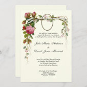 Katholieke Elegant Ivory Wedding Divine Mercy COMB Kaart (Voorkant / Achterkant)