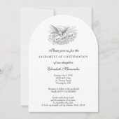 Katholieke Elegante Sacrament van Bevestiging Kaart (Voorkant)