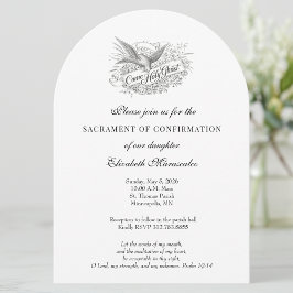 Katholieke Elegante Sacrament van Bevestiging Kaart
