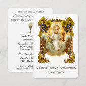 Katholieke Eucharistisch Uitnodiging van de Eerste (Voorkant / Achterkant)