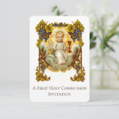 Katholieke Eucharistisch Uitnodiging van de Eerste (Staand voorkant)