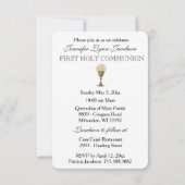 Katholieke Eucharistisch Uitnodiging van de Eerste (Achterkant)