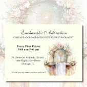 Katholieke Eucharistische Aanbidding Jezus Gebed K Visitekaartje