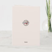 Katholieke Eucharistische Hostie Gouden Monstrans Kaart (Achterkant)