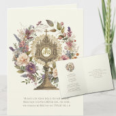 Katholieke Eucharistische Hostie Schriftgebed  Kaart