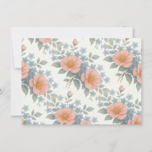 Katholieke Floral Rosary Funeral condoleances Bedankkaart (Achterkant)