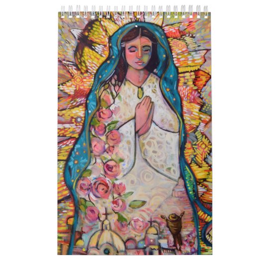 Katholieke Folk Art Calendar van Jen Norton Kalender (Hoes)