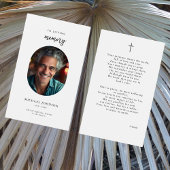 Katholieke Foto Begrafenis Gebed Kaart