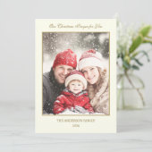 Katholieke Foto Kerst Kaarten Jesus Mary Joseph (Staand voorkant)