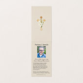 Katholieke Funeral Eucharist Prayer Heilige Kaart Visitekaartje (Binnenkant ongevouwen)