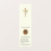 Katholieke Funeral Guadalupe Prayer Heilige Kaart Visitekaartje (Binnenkant ongevouwen)