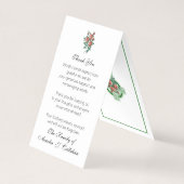 Katholieke Funeral Irish Rozen Prayer Kaart Visitekaartje (Achterkant)