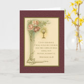 Katholieke Gebed ACT VAN GELOOF Schriftcitaat Kaart (Gele Bloem)