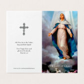 Katholieke Gebed Kaarten | Onze-Lieve-Vrouw van Ge (Buitenkant ongevouwen)