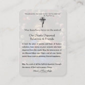 Katholieke gebeden voor de losgeslagen gips Maagd  Plaatskaartje (Achterkant)