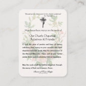 Katholieke gebeden voor de losgeslagen gips Maagd  Plaatskaartje (Achterkant)