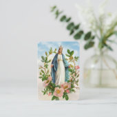 Katholieke gebeden voor de losgeslagen gips Maagd  Plaatskaartje (Staand voorkant)