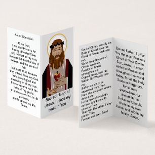 Katholieke gebeden voor Jezus Kaart