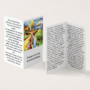 Katholieke gebeden voor zieken en ouderen kaart