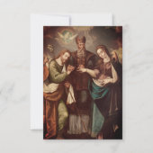  katholieke gepersonaliseerde Kaart voor weddensch (Voorkant)